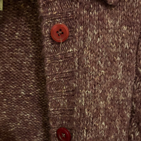 L.L. Bean Women's Burgundy Cardigan - Picture 5 of 9